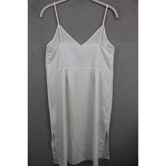 Slip Dress Empire Waist Side Slits-Size Small - Picture 6 of 8